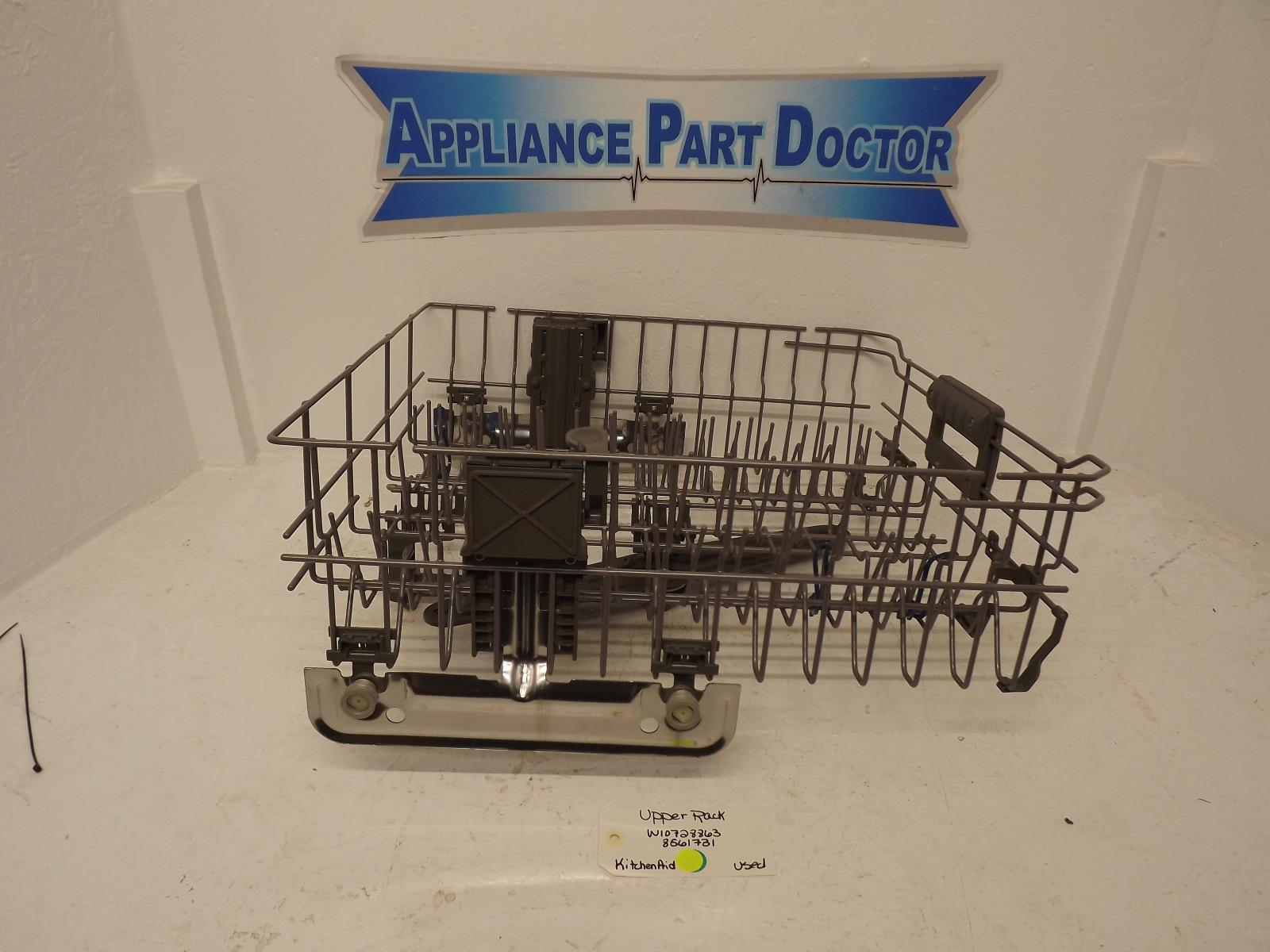 KitcheAid Dishwasher W10728863 8561731 Upper Rack Used KitcheAid Dishwasher W10728863 8561731 Upper Rack Used